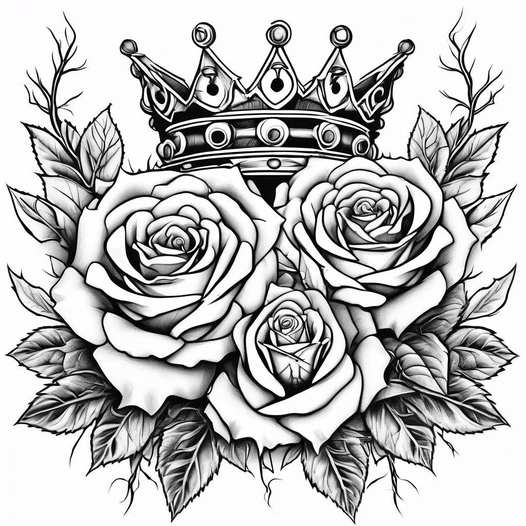 roses thorns and crown