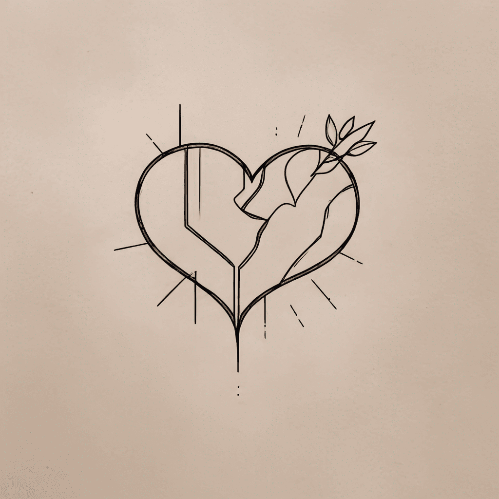 wooden heart shape