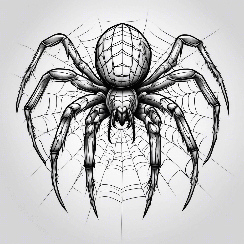 Spider on the hand 