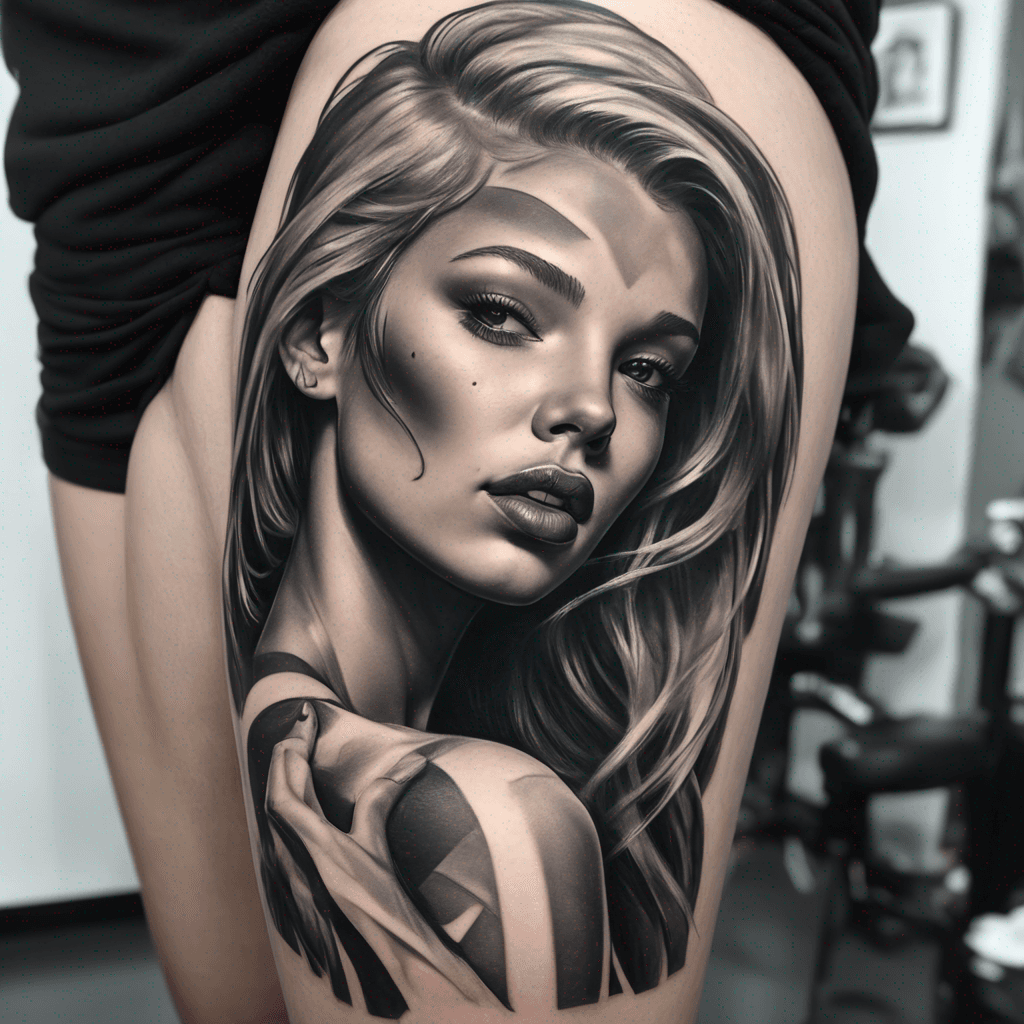 Woman with sexy pose