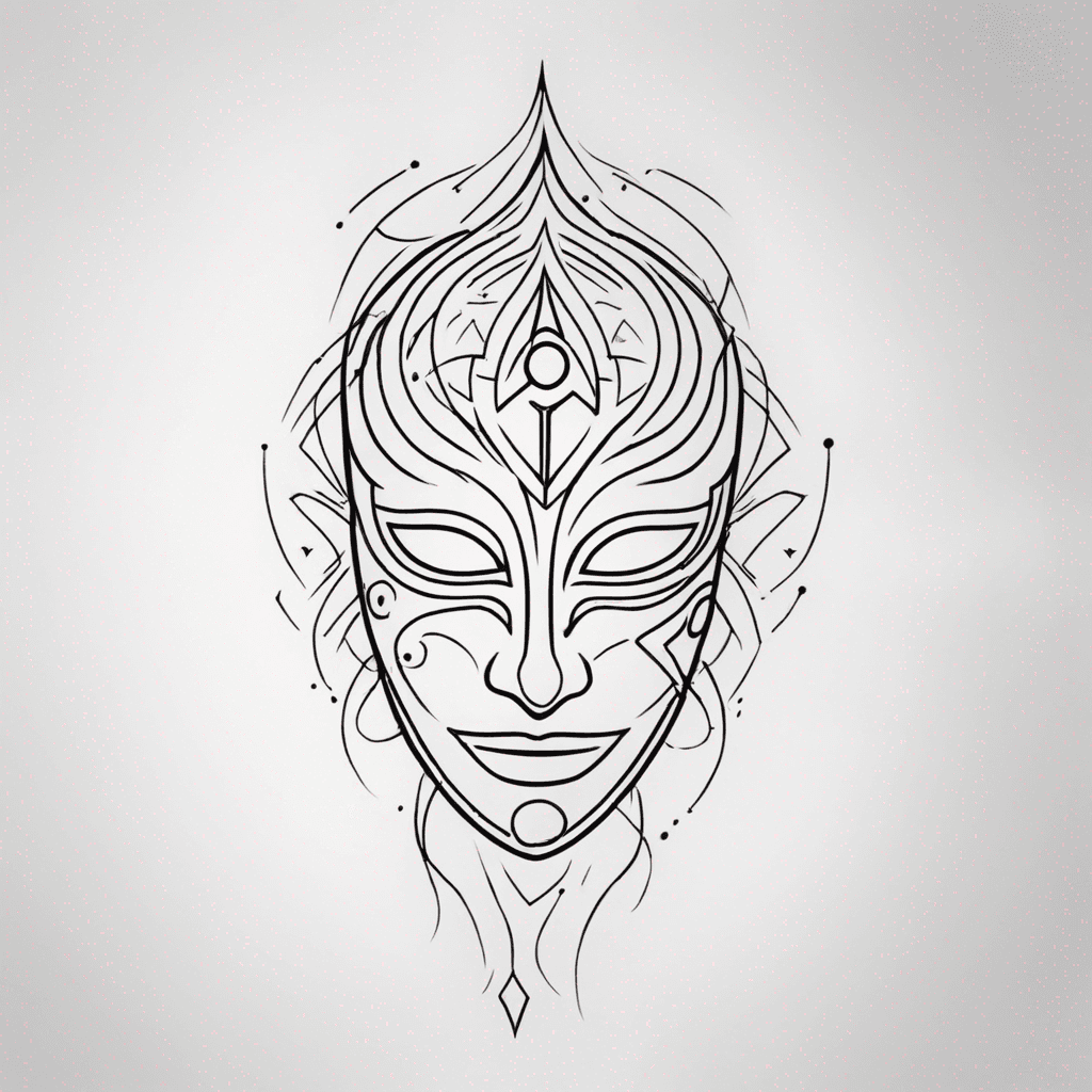 Psytrance mask