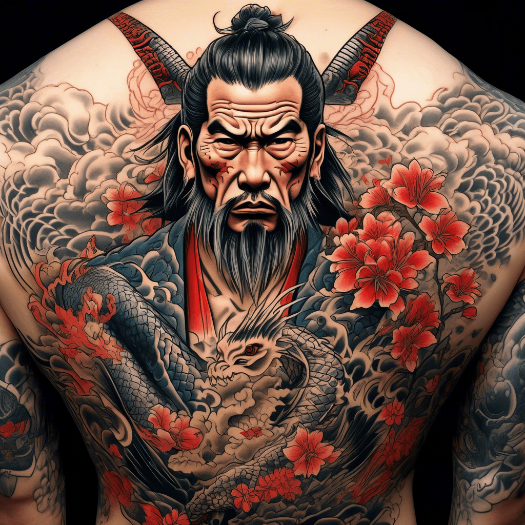 YAKUZA SHERIF on the neck