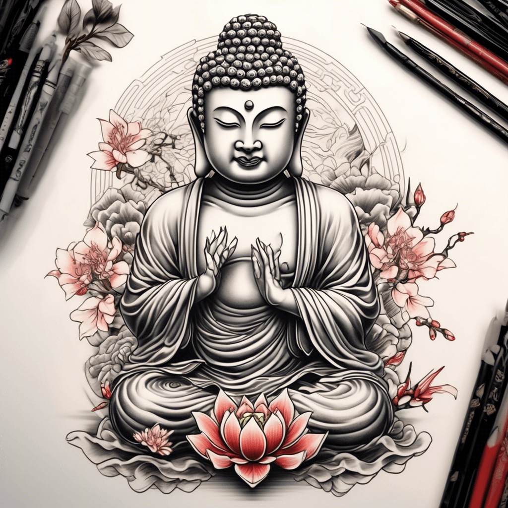 Buddha statue on the back