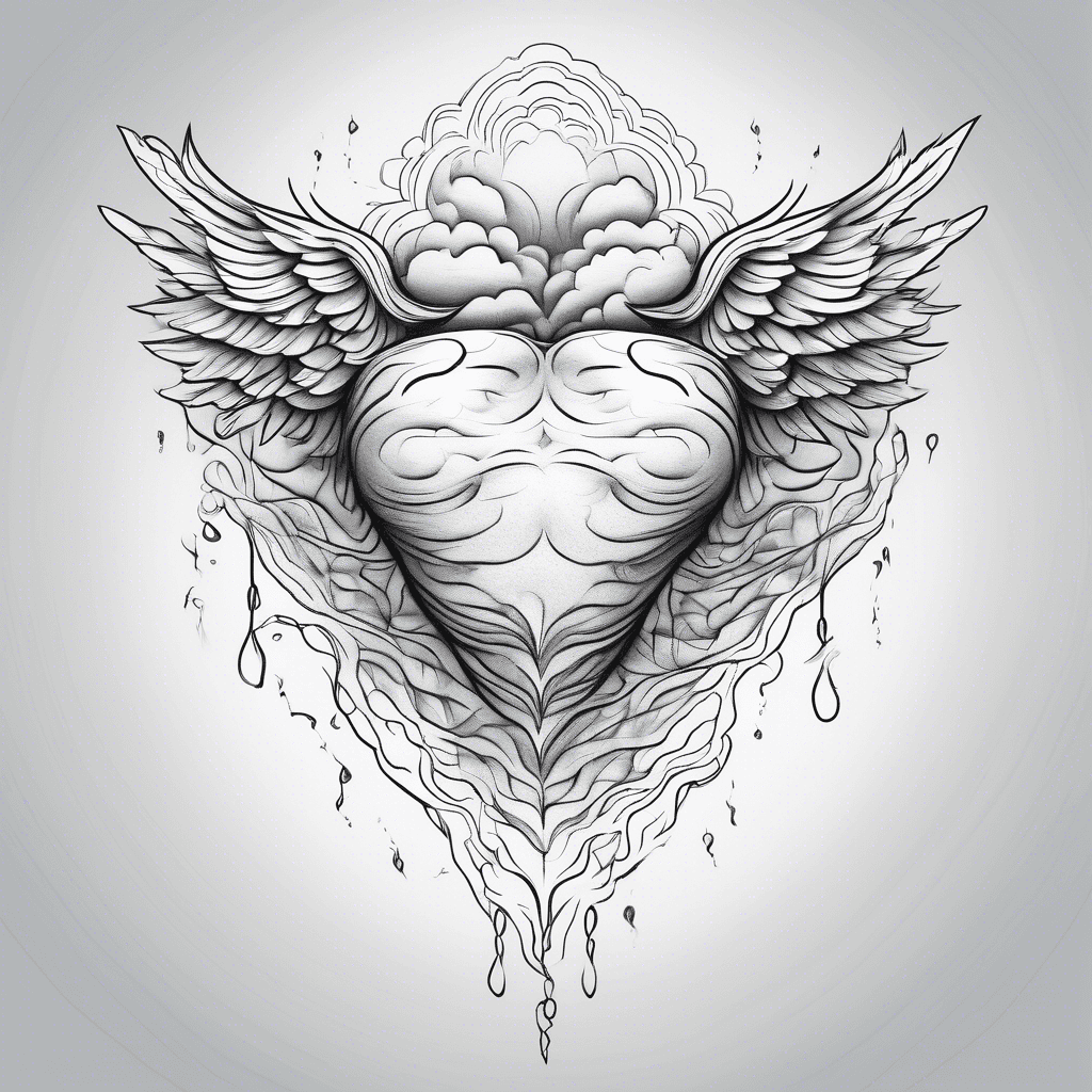 Cloudy background for chest