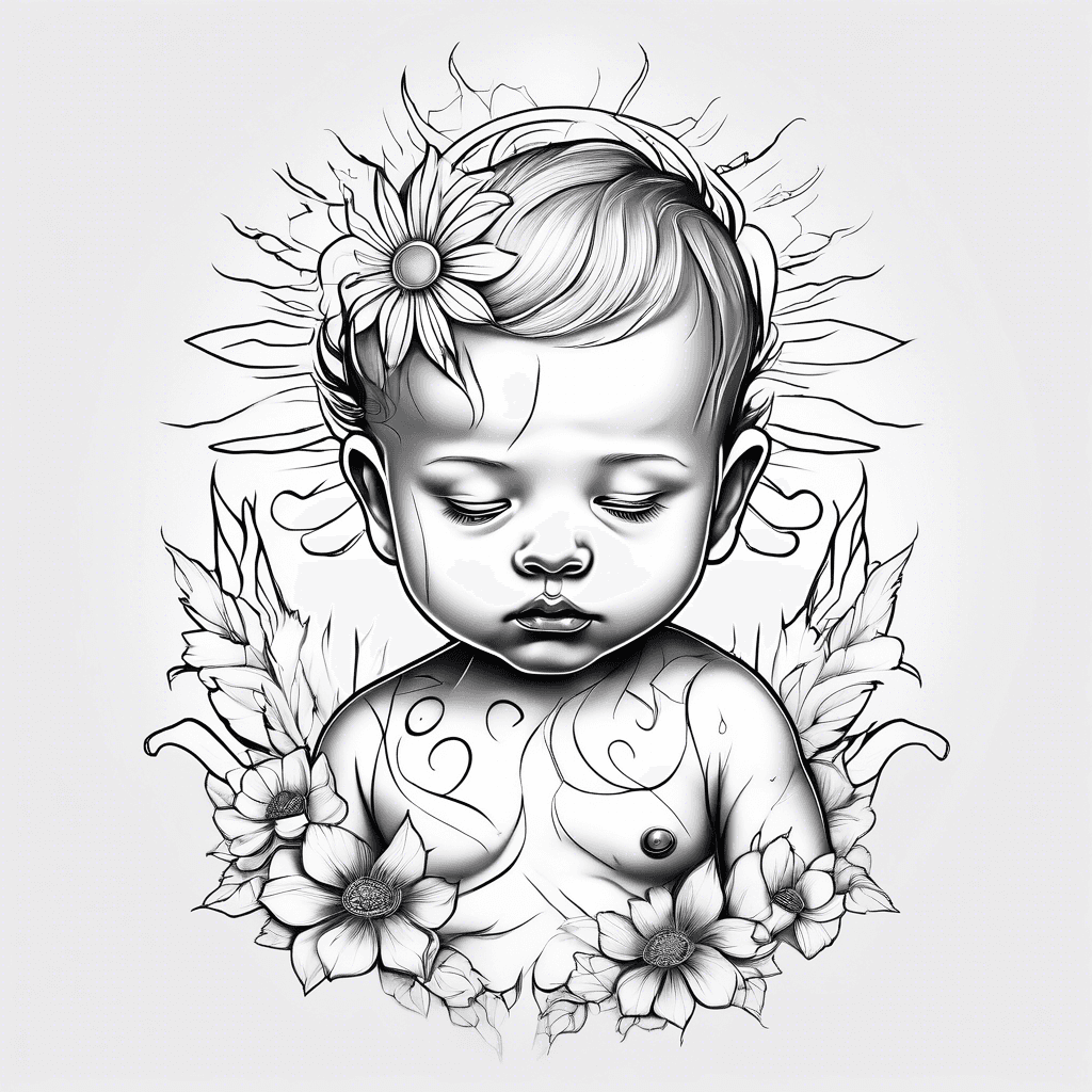 Baby I like with sunshine