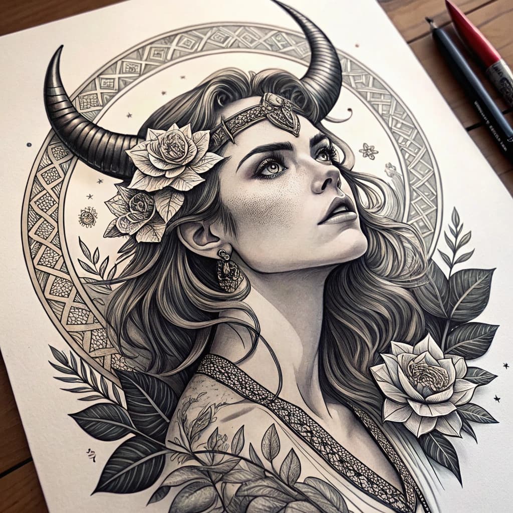 taurus woman portrait