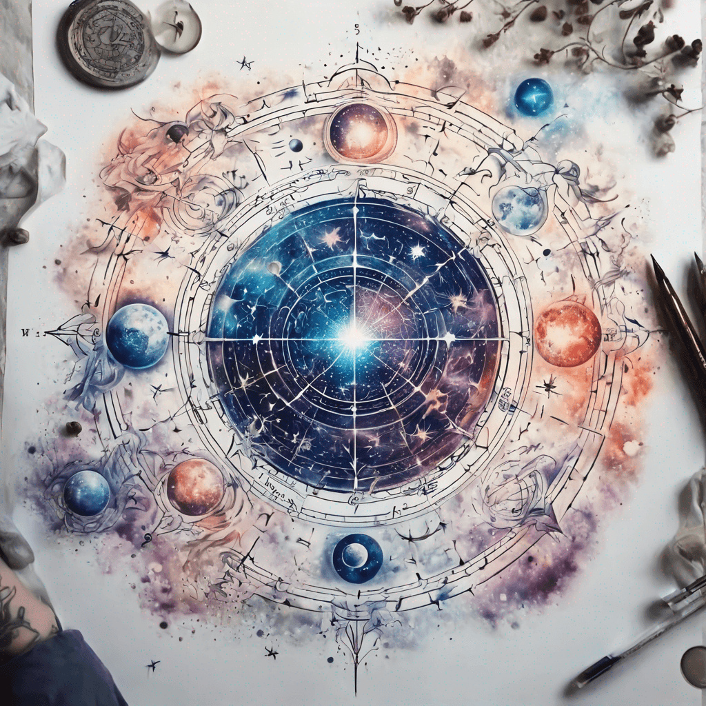 celestial star chart 