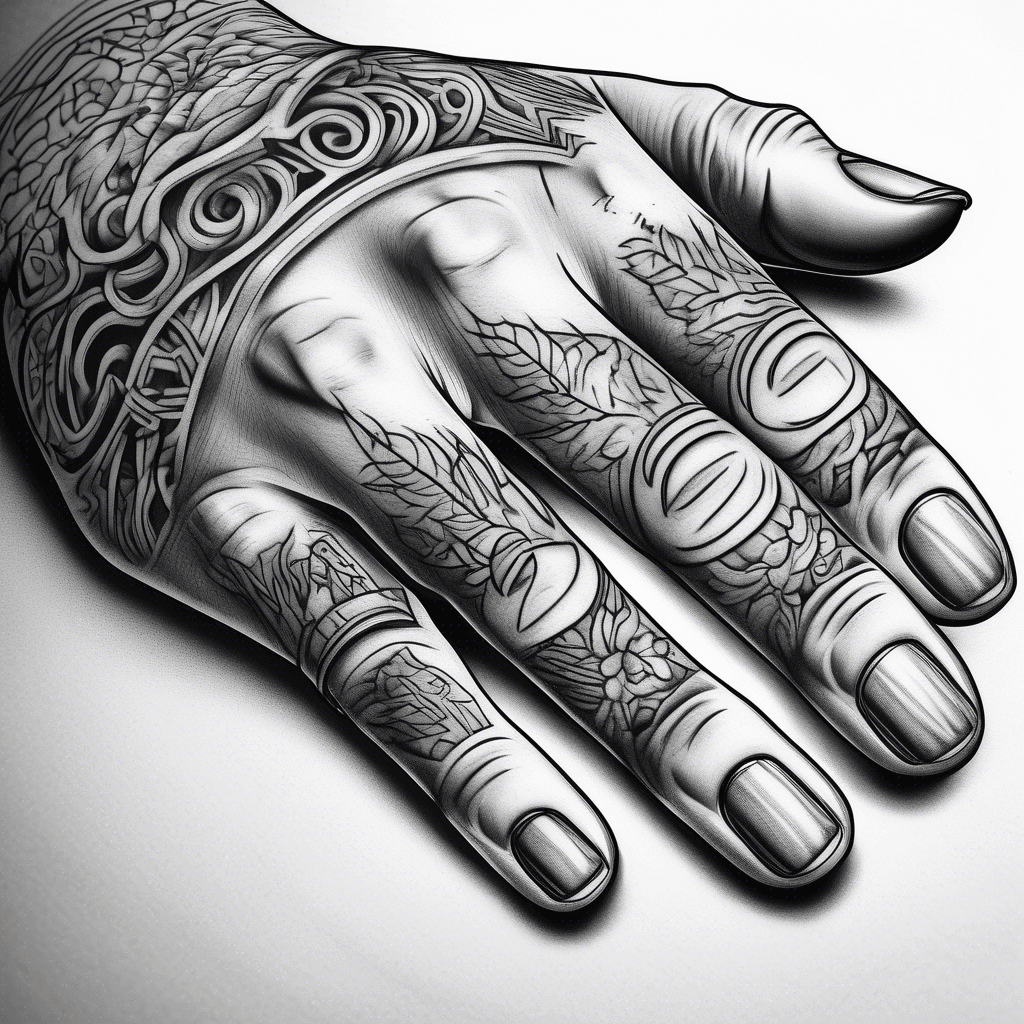 Finger tattoos for gangster