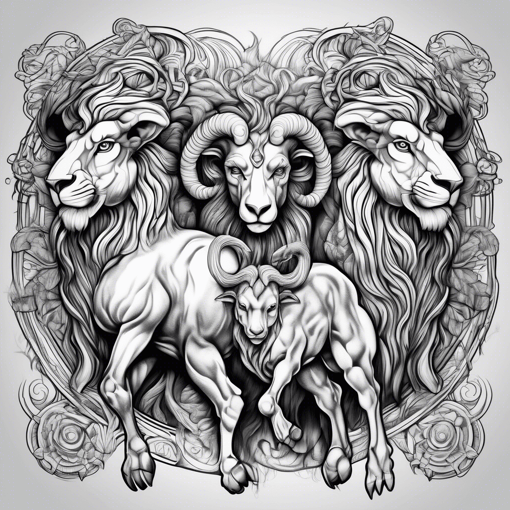 Ram lion centaur