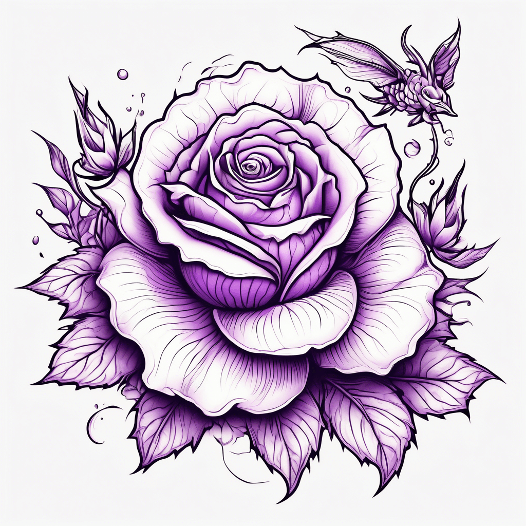 Purple rose 