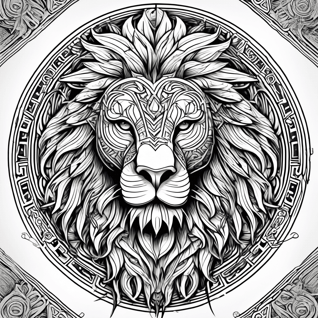 Stoic lion