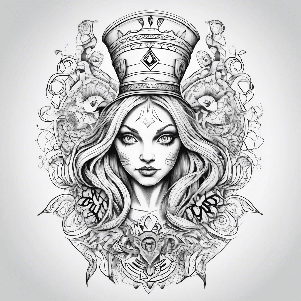  Alice in wonderland tattoos