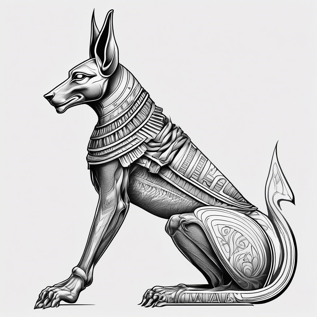 Egyptian god Anubis 