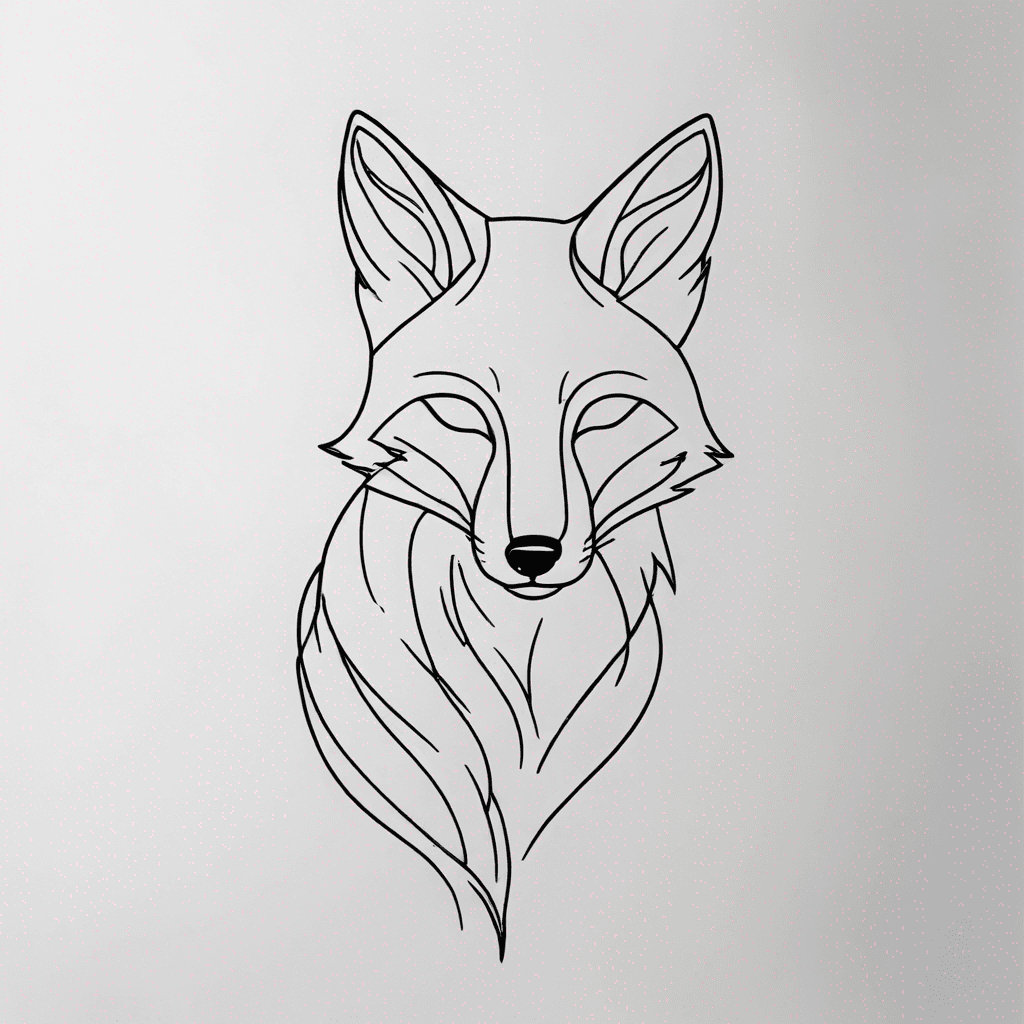 full sleeve fox tattoo
