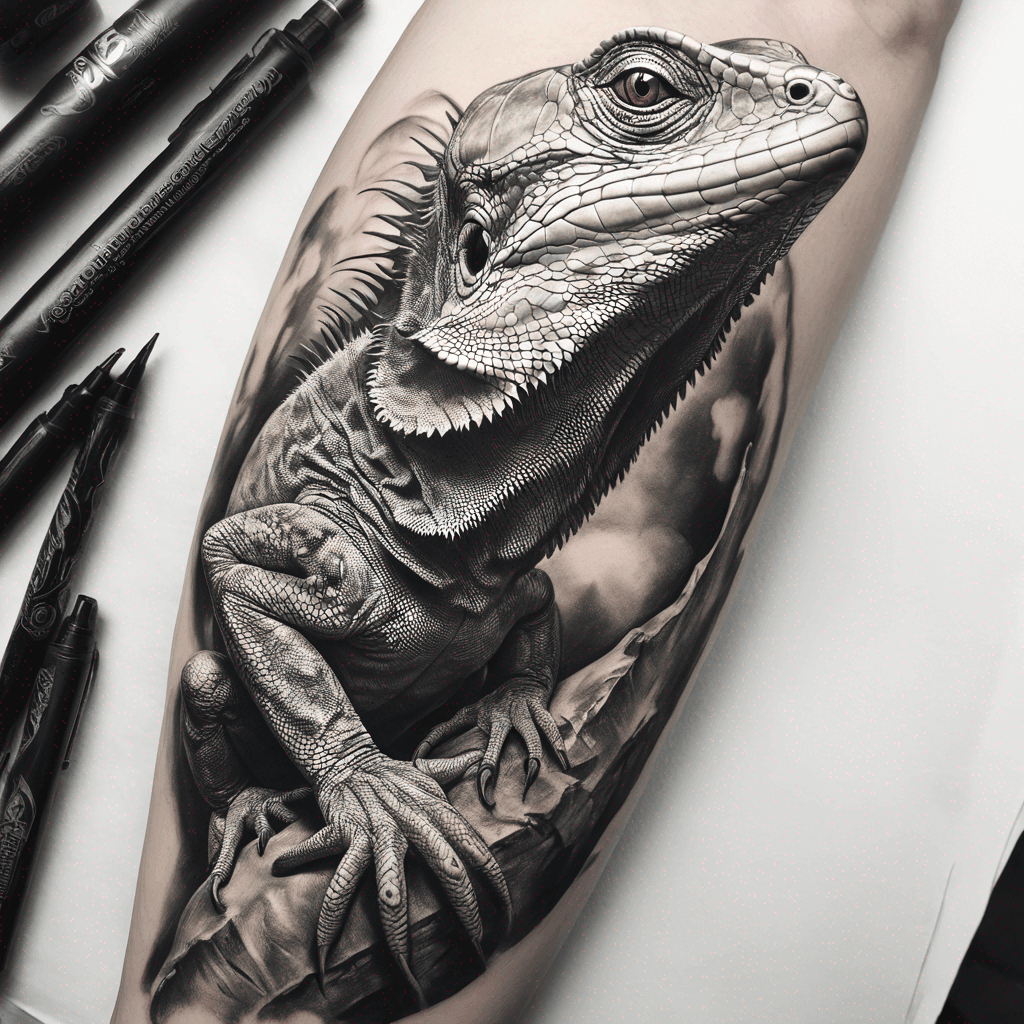 Lizard, view from the top