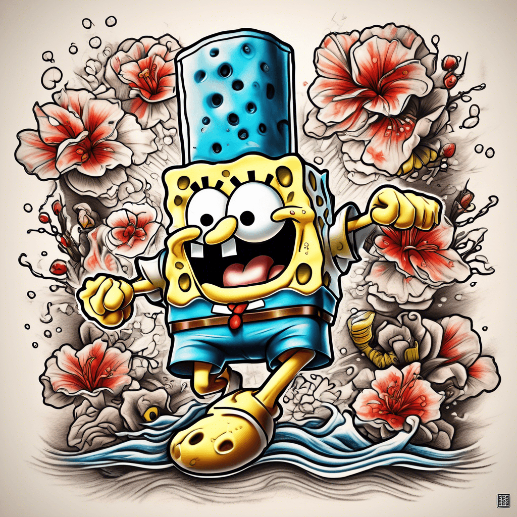 Spongebob boxing mike tyson