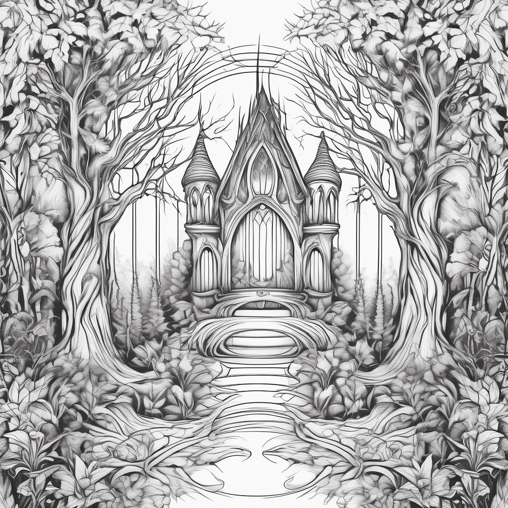 gothic magical forest
