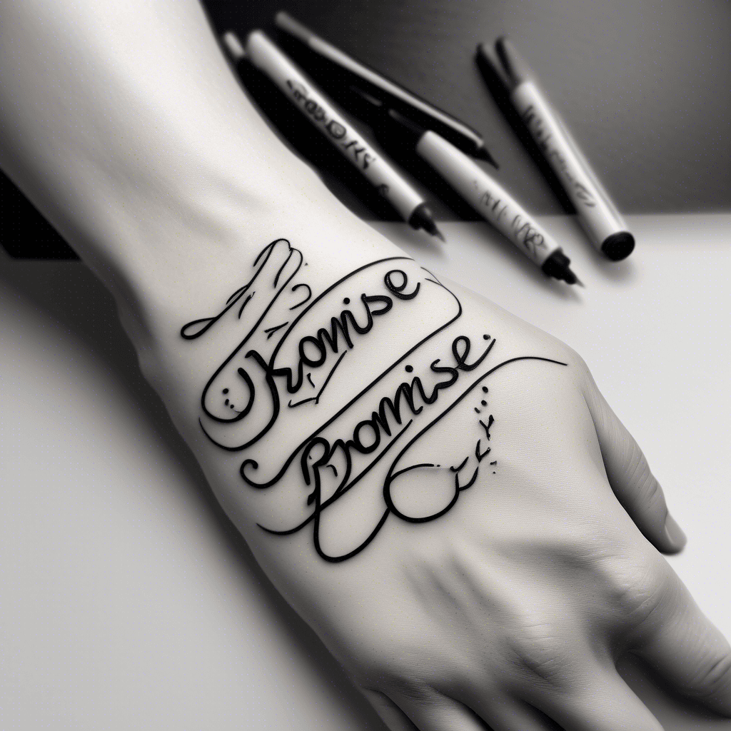 I promise text 