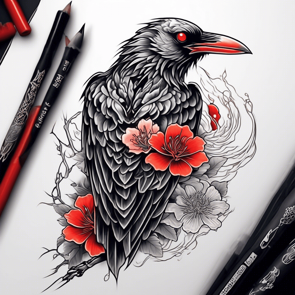 crow red eyes