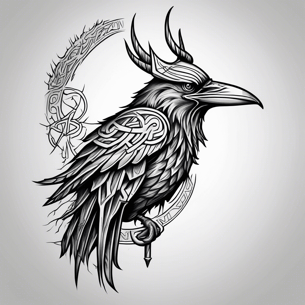 Viking rune crows  