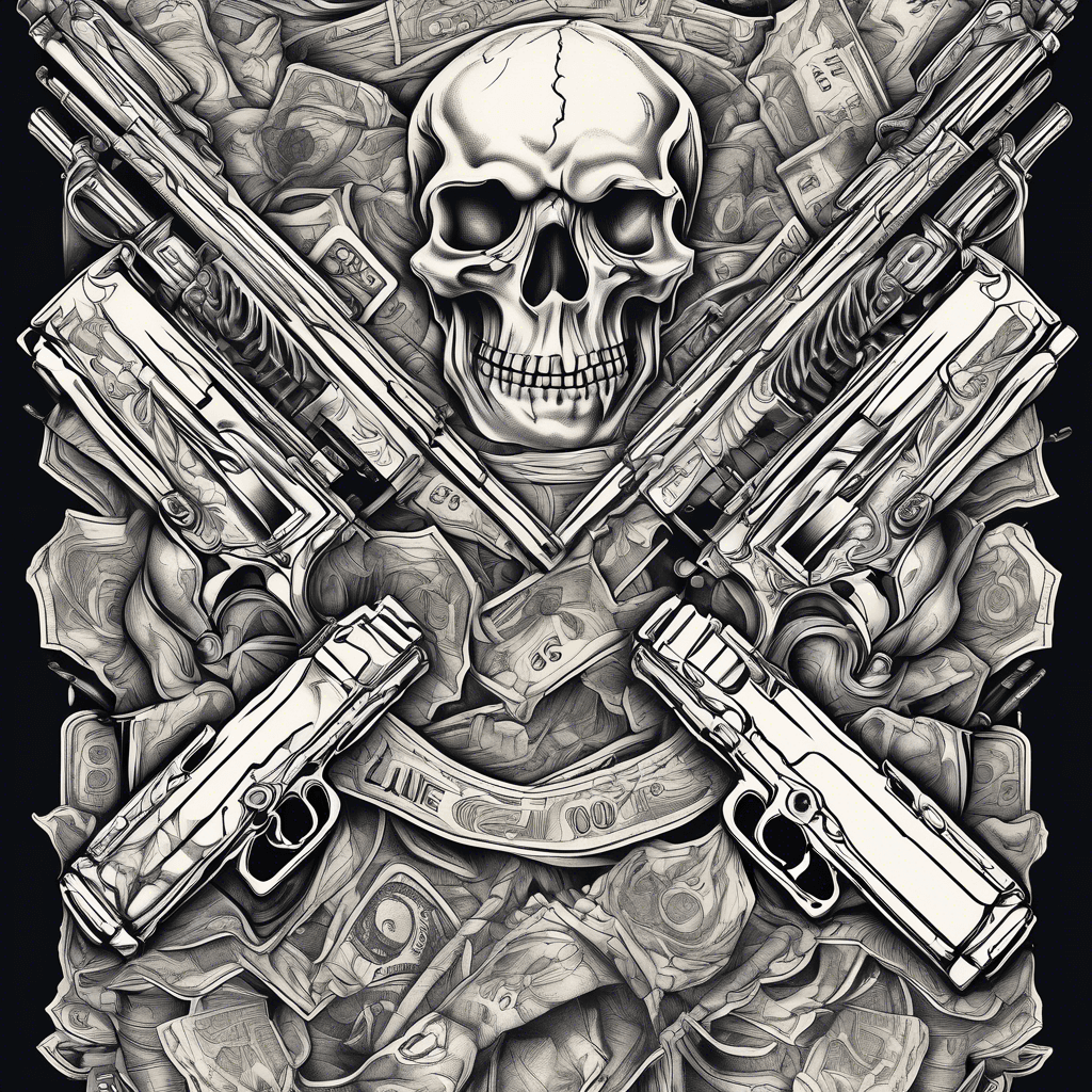 money and guns