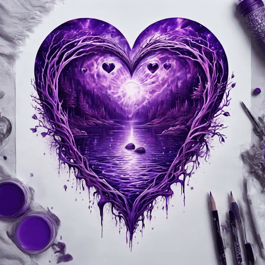 Purple heart lake