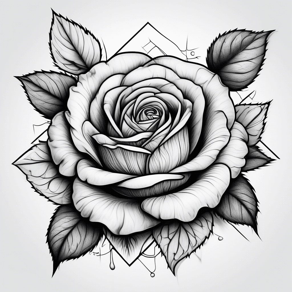 Blackwork rose