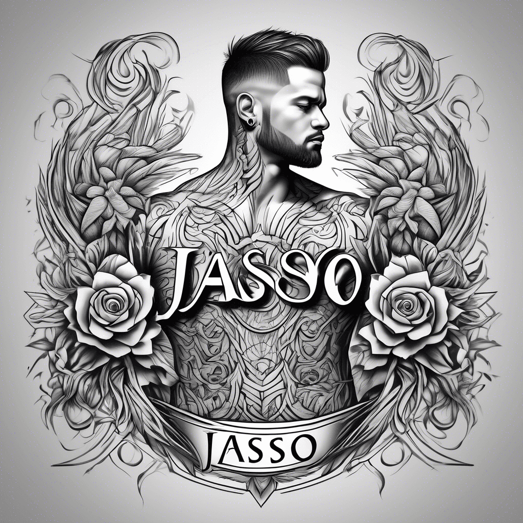 Last name jasso back tattoo