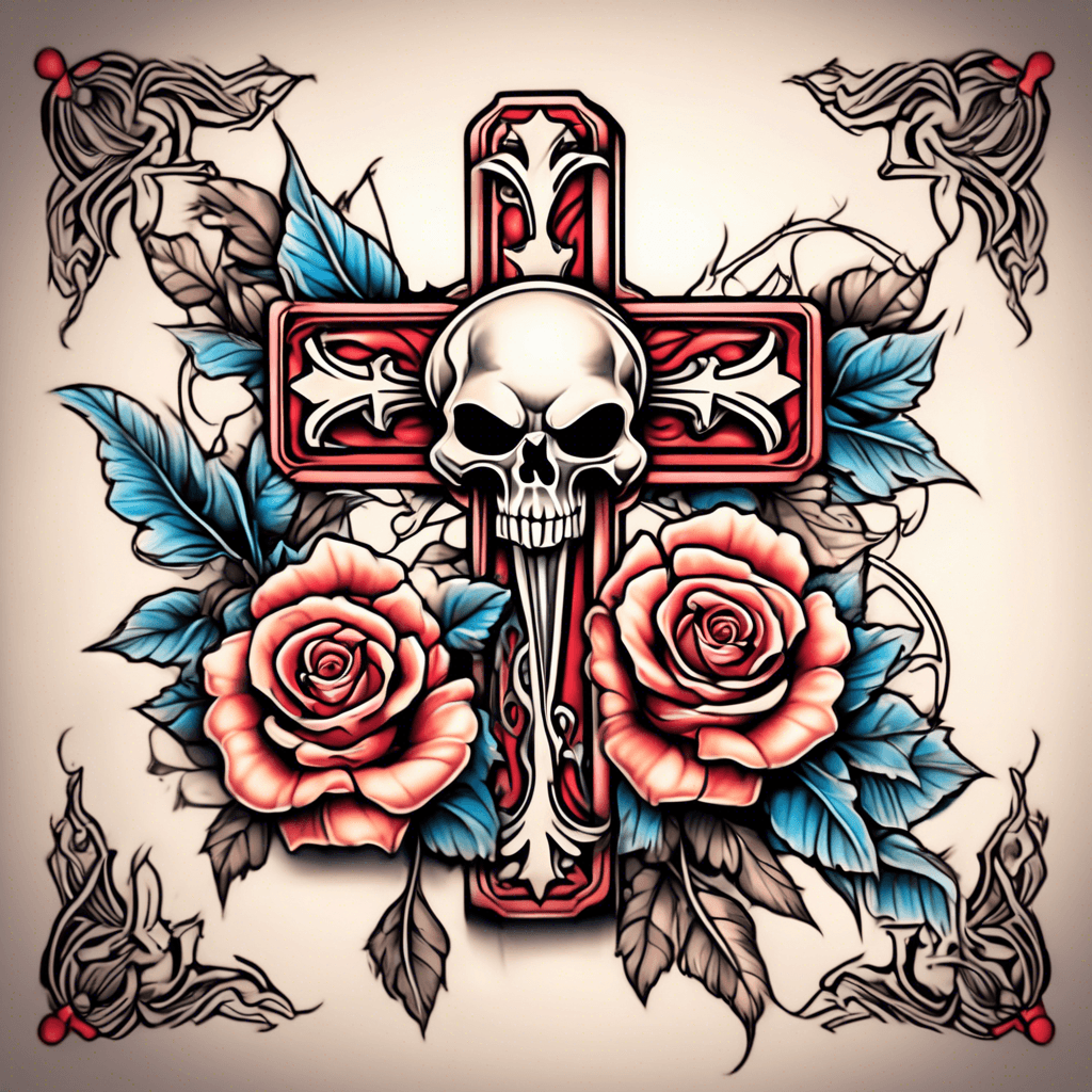 simple cross outline