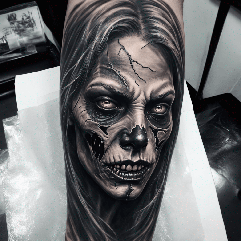 undead face