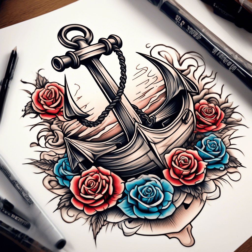 anchor in a boat