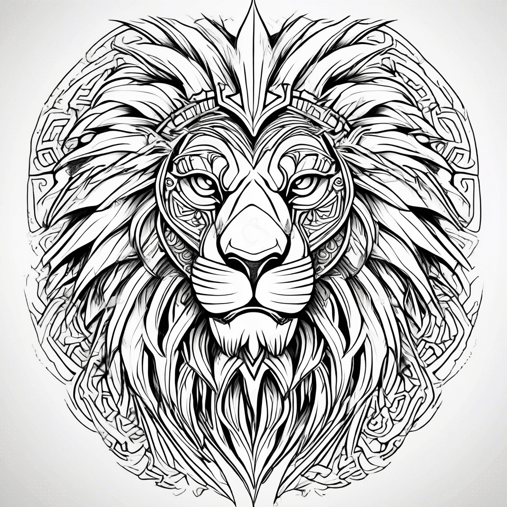 Simplistic Lion head