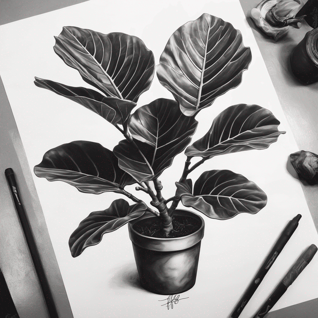 Fiddle leaf fig 