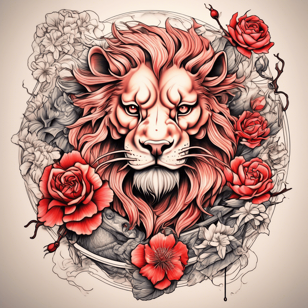 Sagittarius rose lion