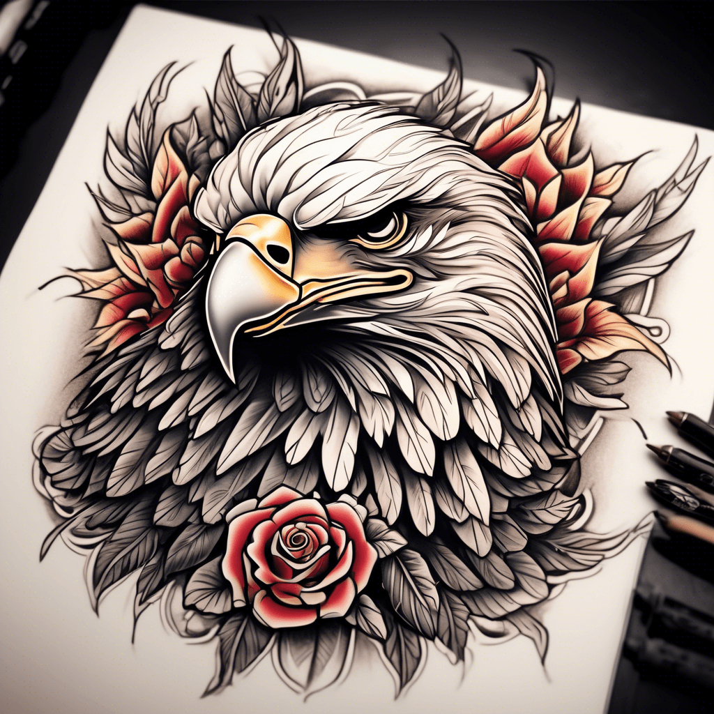 eagle, no background