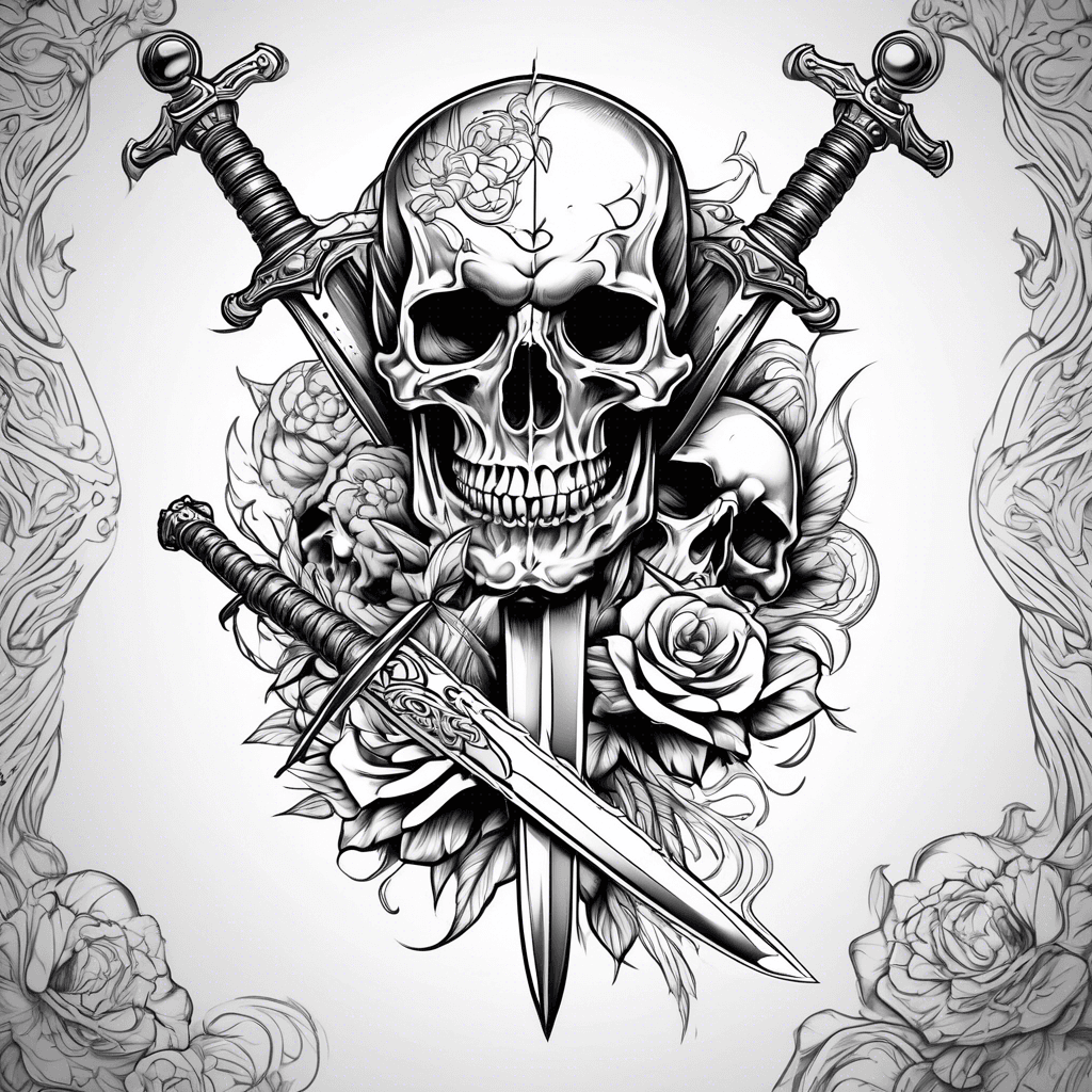 sword and skull