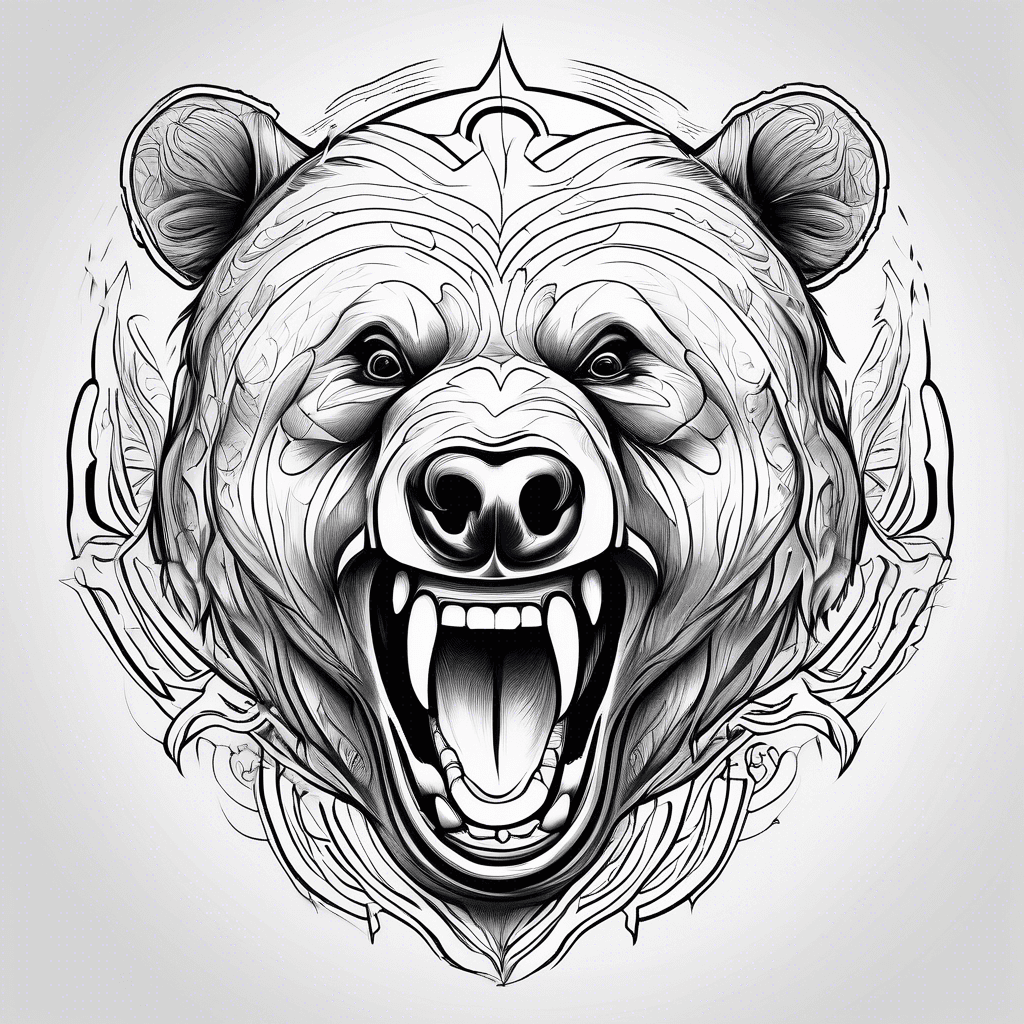 laughing bear, full-length