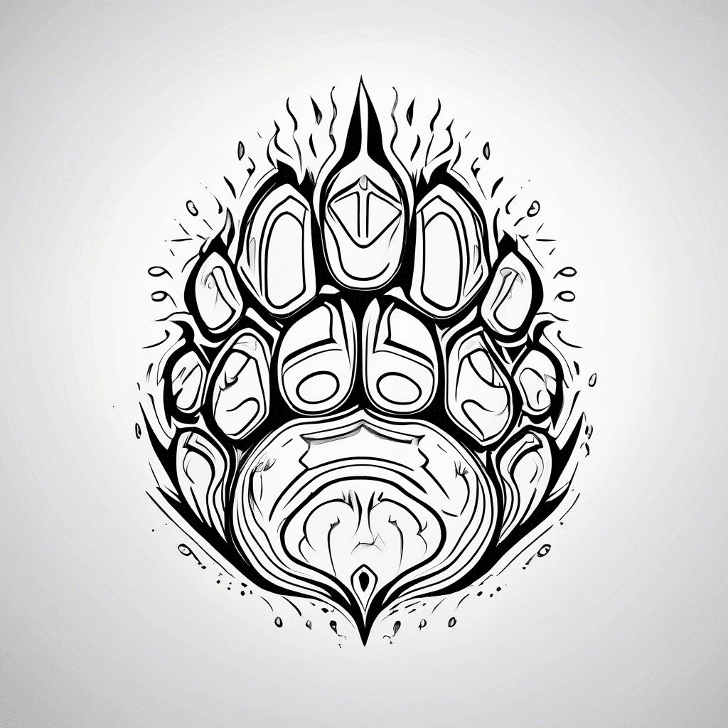 a bear paw