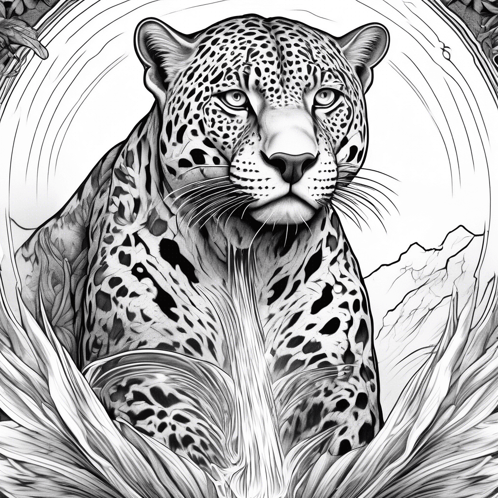 jaguar sun river waterfall