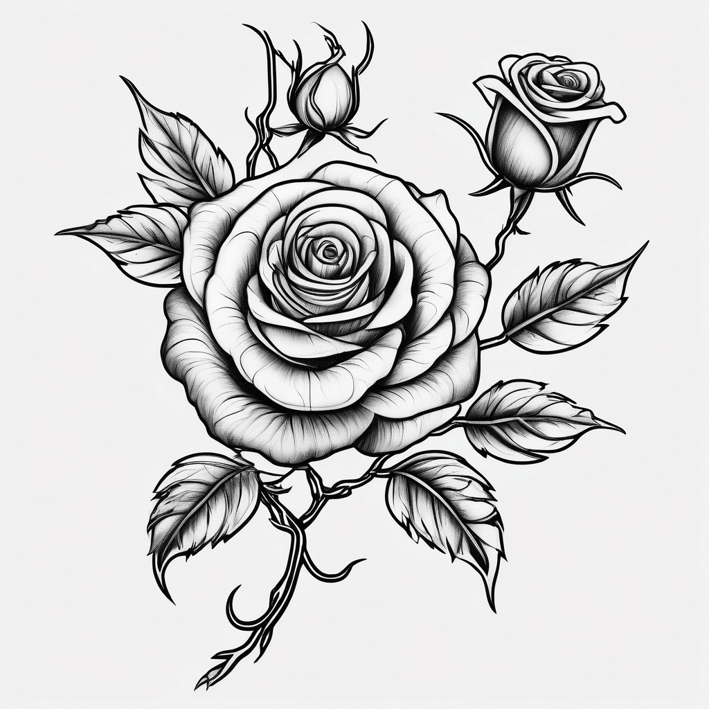 Long thin rose vine 