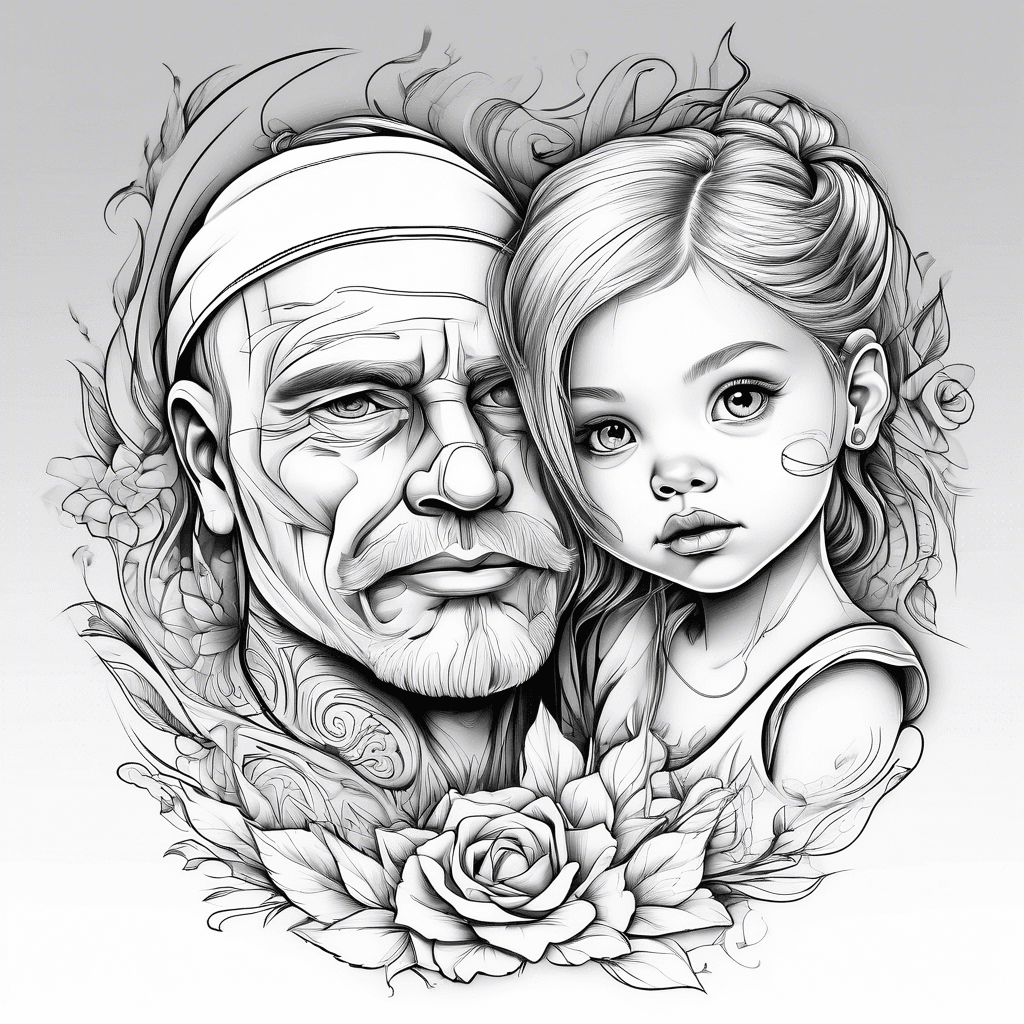 Father and daughter