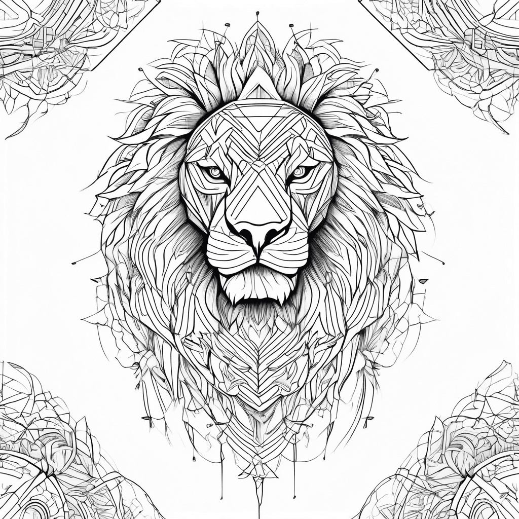 Simplistic Lion head