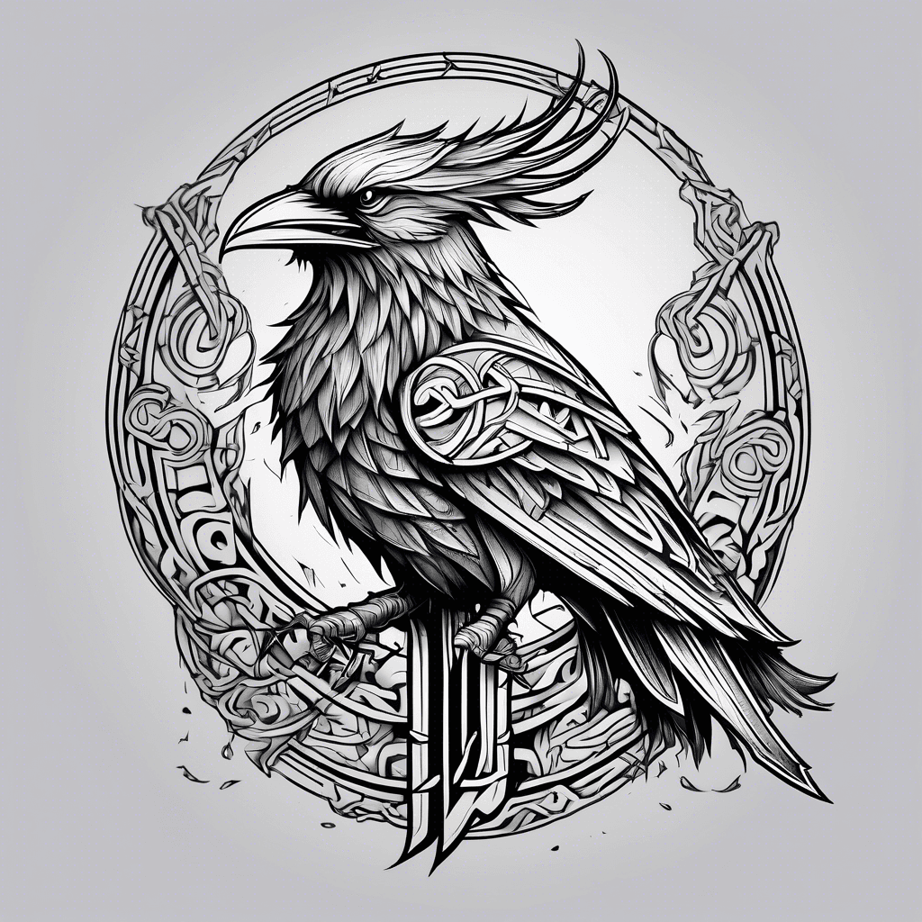 Viking rune crows  