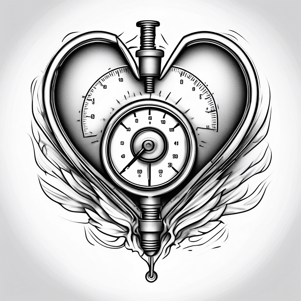 Gas gauge heart