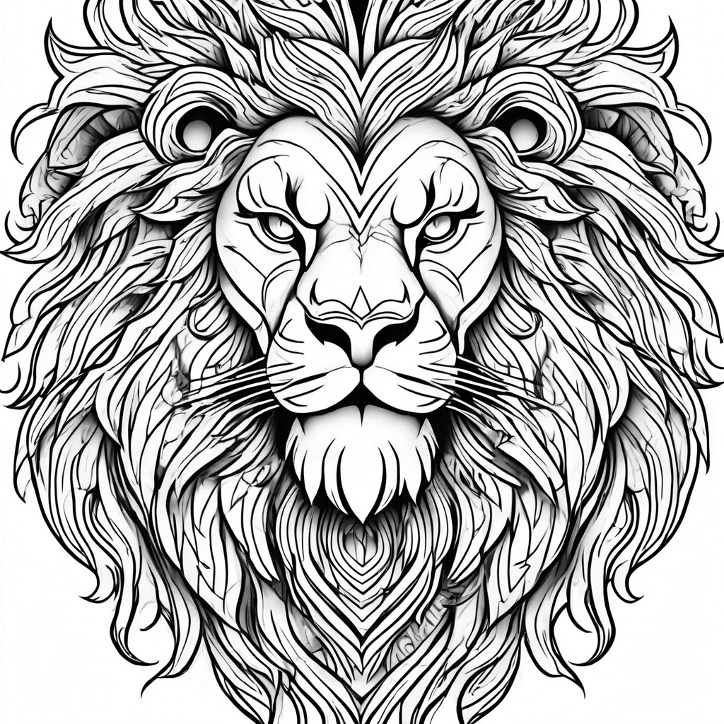 Simplistic Lion head