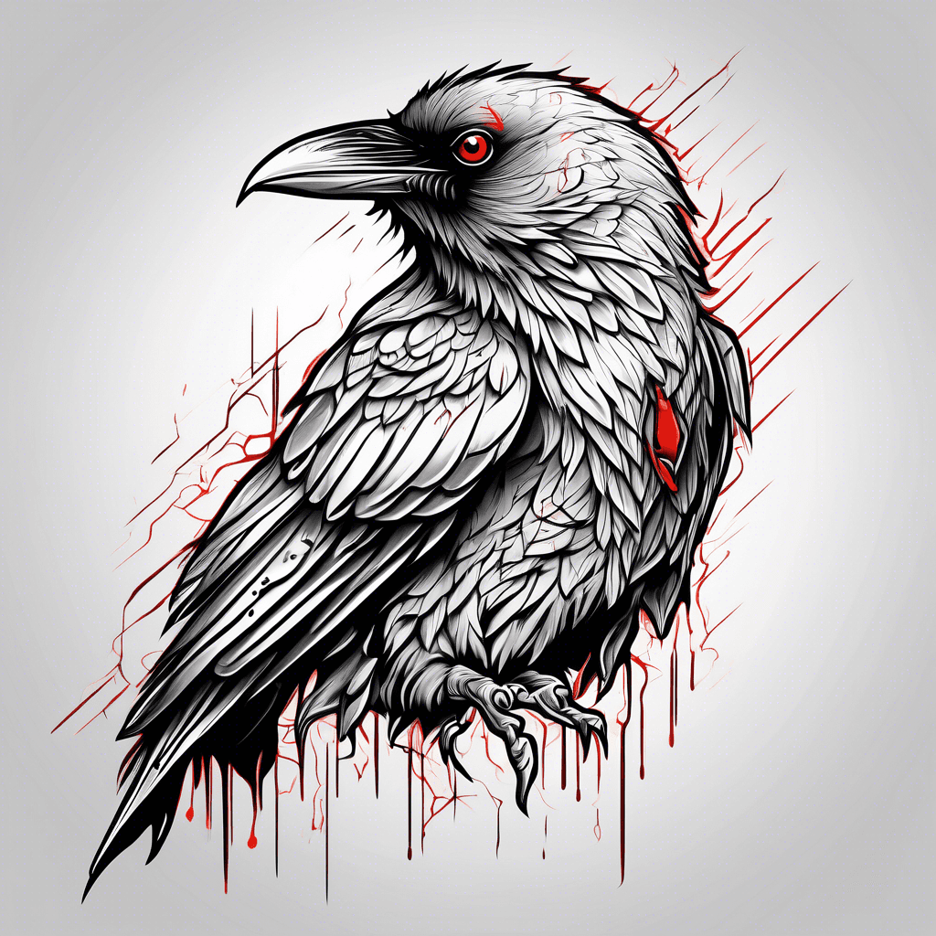crow red eyes