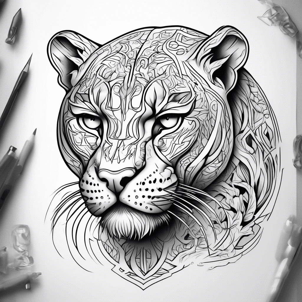 Christian themed panther