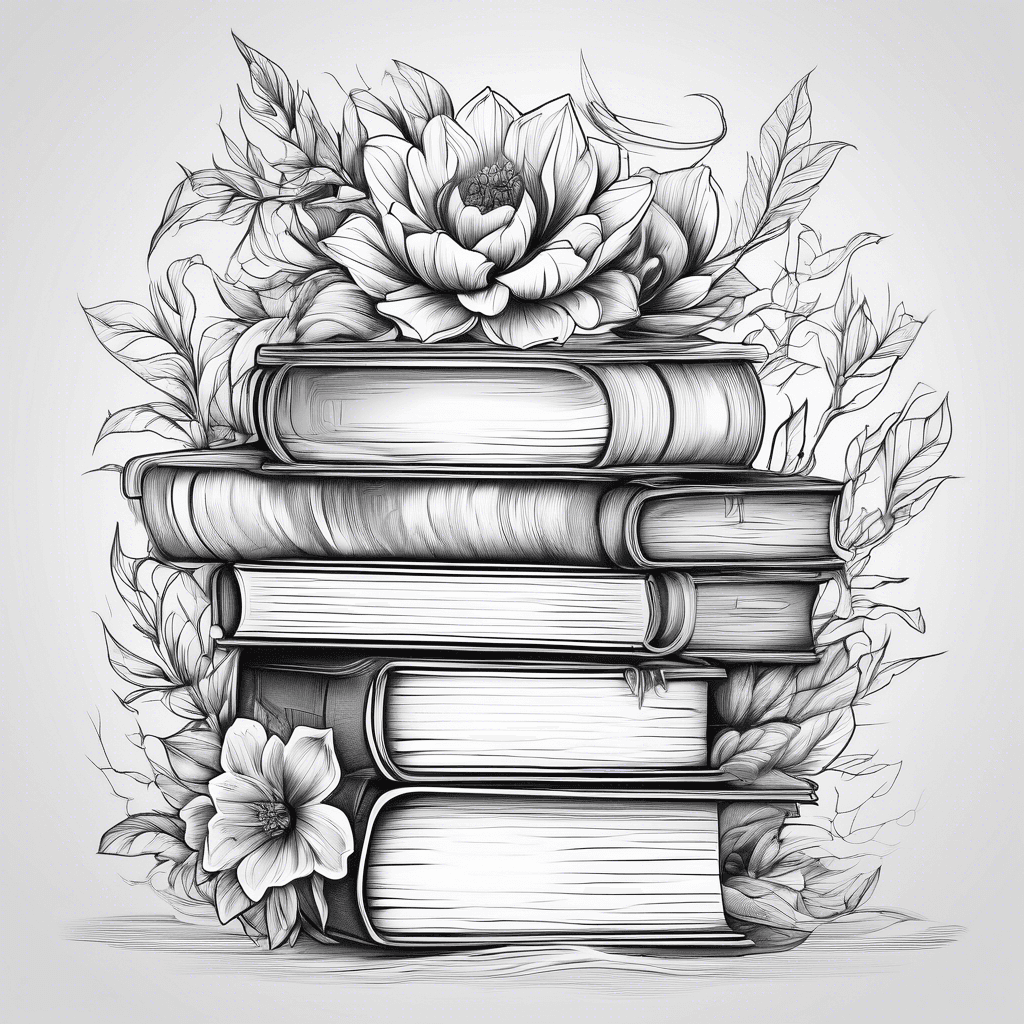 Books, flowers, fantasy