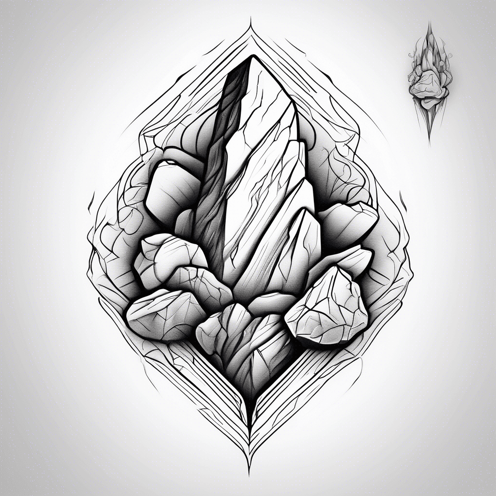 a minimalistic rock