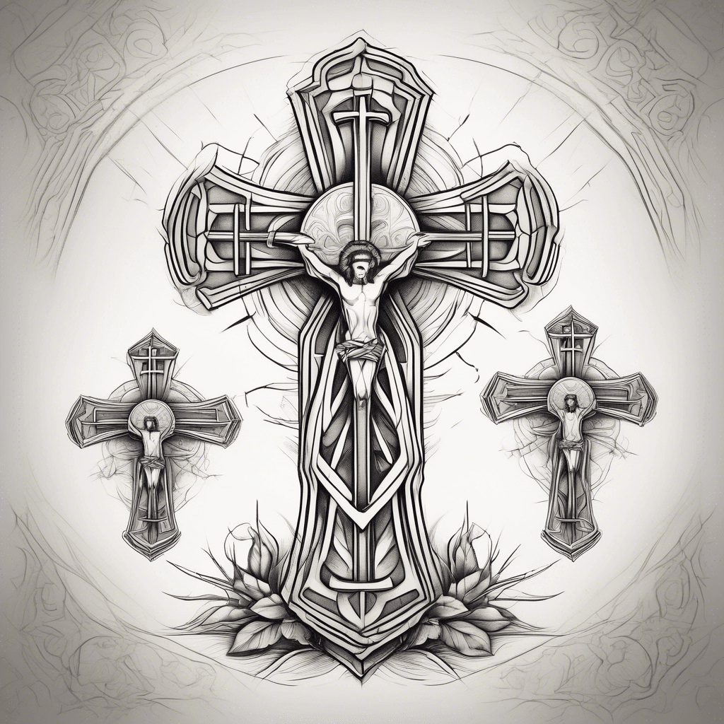 Three crosses 